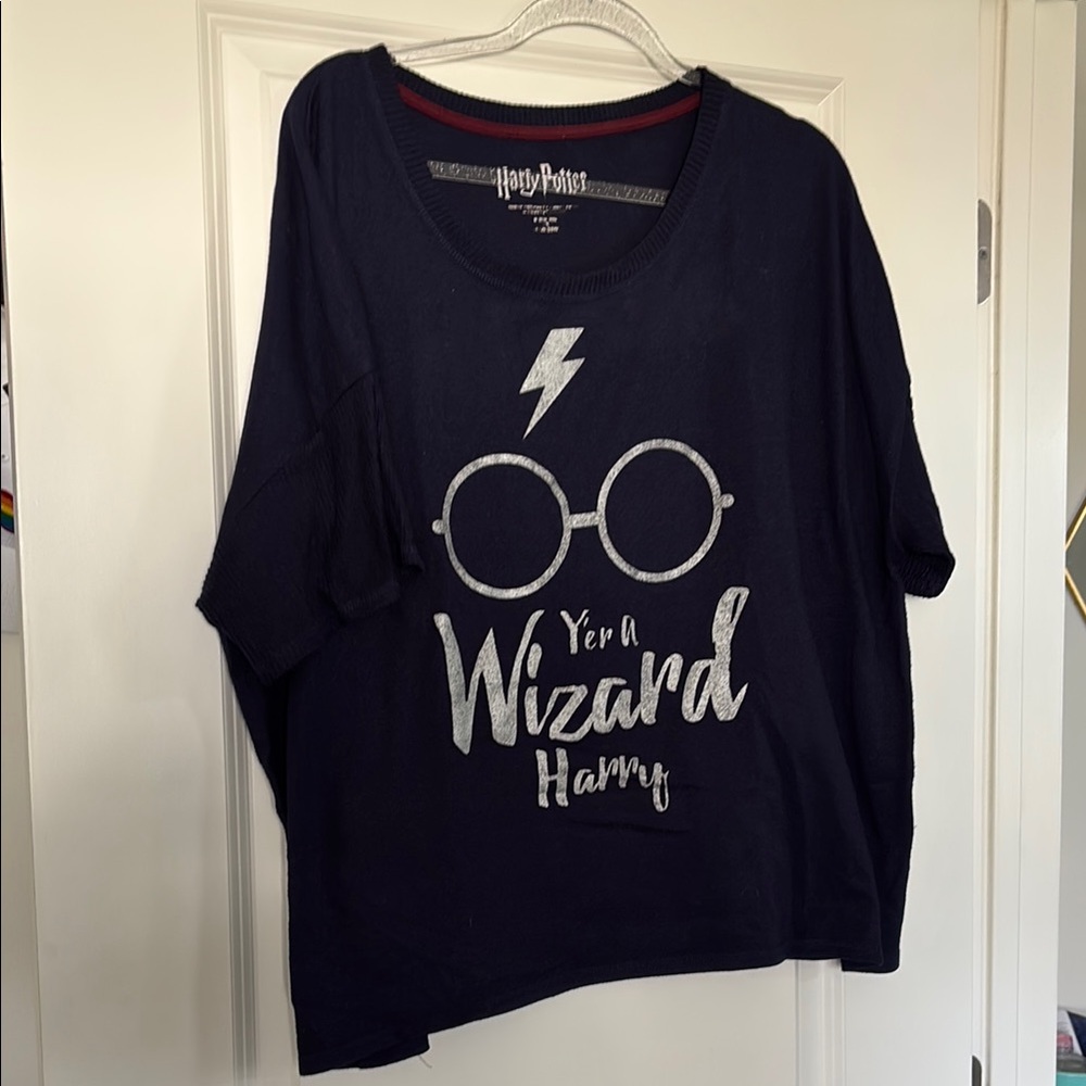 Warner Bros. Blue and White Harry Potter Tee